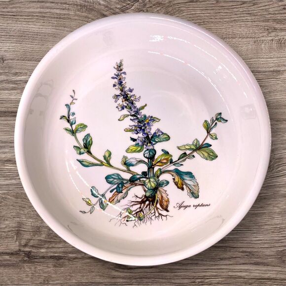 Villeroy & Boch Botanica Round Serving Bowl Ajuga Reptans 8” - Picture 1 of 10